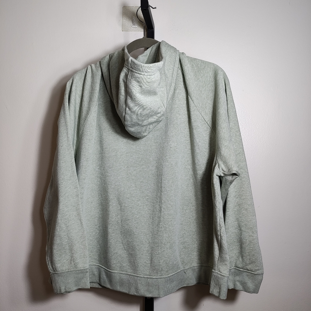Nike Club Essentials Fleece Hoodie Size Large Green Activewear - Picture 5 of 9
